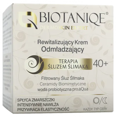 Biotaniqe Terapia Śluzem Ślimaka, Rewitalizujący krem odmładzający 40+