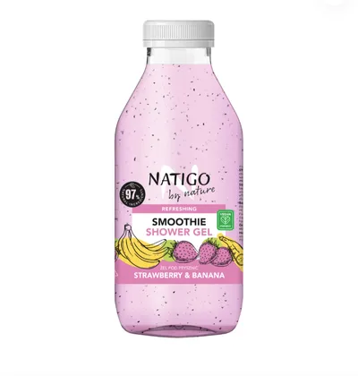 Natigo by nature Smoothie Shower Gel Strawberry & Banana (Smoothie pod prysznic `Truskawka i Banan`)