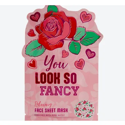 Action You Look So Fancy, Relaxing Face Sheet Mask (Maska do twarzy w płachcie)