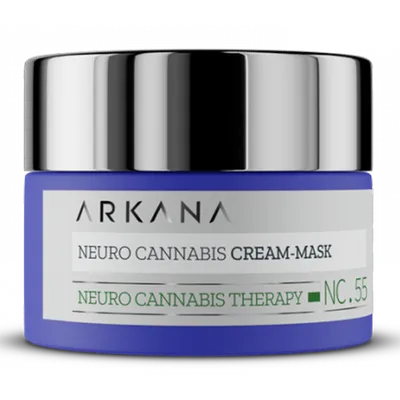 Arkana Neuro Cannabis Cream- Mask (Kanabisowa neuro krem-maska dla skór zestresowanych i dysfunkcyjnych)