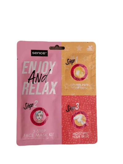 Sence Collection Enjoy and Relax 3- Step Facial Mask Kit (Trzyetapowy zestaw masek do twarzy)