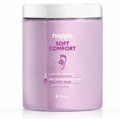 Silcare Nappa Soft Comfort, Lawendowe Odprężenie, Sól do moczenia  stóp