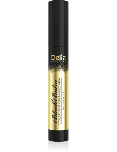 Delia Black Balm Volume Rich Mascara (Tusz do rzęs z olejem arganowym)