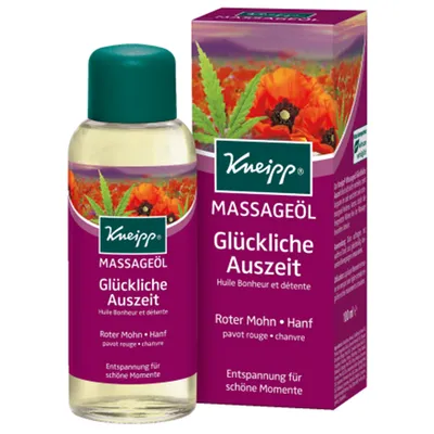 Kneipp Massageol Gluckliche Auszeit (Olejek do masażu `Radosna chwila relaksu`)