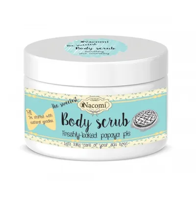 Nacomi Freshly-baked Papaya Pie Body Scrub (Świeże ciasto z papają, Peeling do ciała)