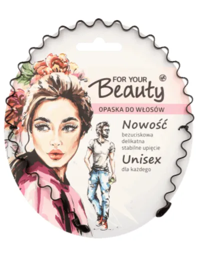 For Your Beauty Opaska do włosów bezuciskowa unisex