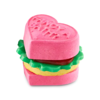 Lush Love Burger, Bath Bomb (Kula do kąpieli)
