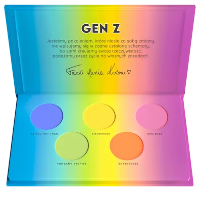 Bell Bell x Genzie, In Love With Myself Eyeshadow Palette (Paletka cieni do powiek)