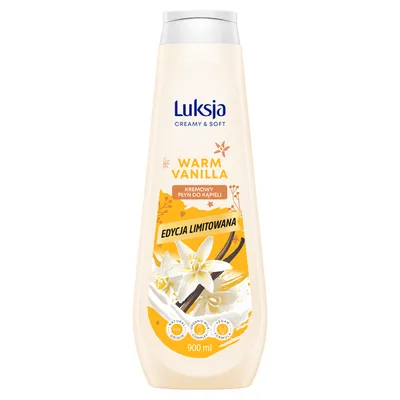 Luksja Warm Vanilla, Kremowy płyn do kąpieli