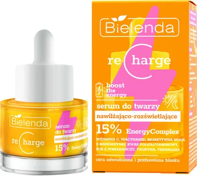 Bielenda Recharge, Serum do twarzy nawilżająco-rozświetlające