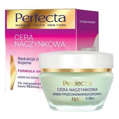 Perfecta Cera naczynkowa, Krem na dzień i na noc `Redukcja zmarszczek i kojenie`
