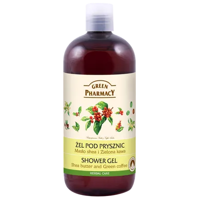 Green Pharmacy Żel pod prysznic `Masło shea i zielona kawa`