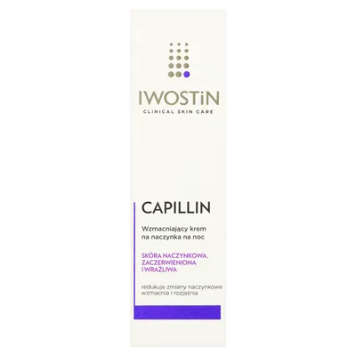 Iwostin Capillin, Wzmacniający krem na naczynka na noc