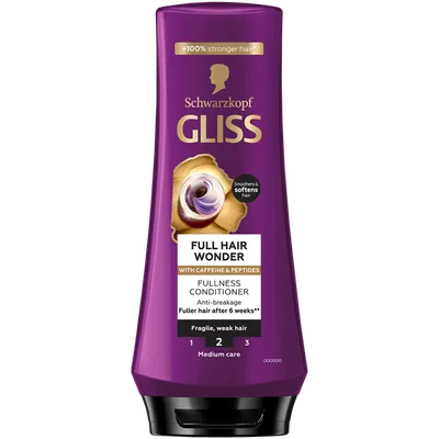 Schwarzkopf Gliss Color Full Hair Wonder, Fullness Conditioner (Odżywka dodająca objętości włosom)