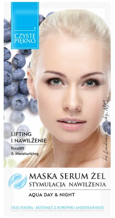 Czyste Piękno Maska serum żel `Stymulacja nawilżenia - Lifting i nawilżenie`