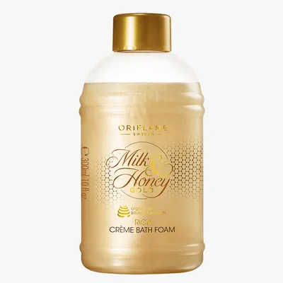 Oriflame Milk & Honey Gold, Creme Bath Foam (Kremowa pianka do kąpieli)