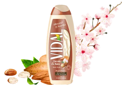 Vidal Almond & Karite Shower Cream (Kremowy żel pod prysznic `Migdał i masło shea`)