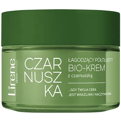 Lirene Dermoprogram Tak dla ziół!, Łagodzący półtłusty bio-krem z czarnuszką