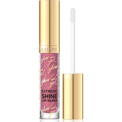 Eveline Cosmetics Glow & Go, Extreme Shine Lip Gloss (Ekstremalnie połyskujący błyszczyk)