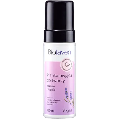 Biolaven Pianka myjąca do twarzy