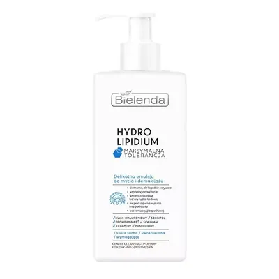 Bielenda Hydro Lipidium Maksymalna Tolerancja, Delikatna emulsja do mycia i demakijażu