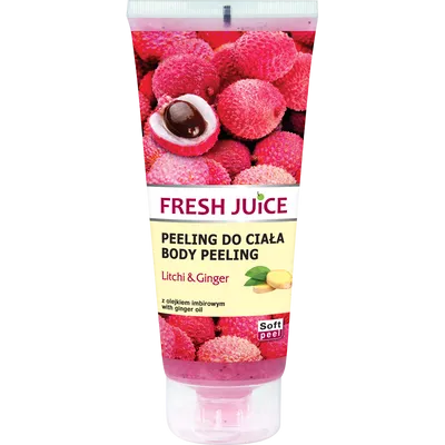 Fresh Juice Litchi & Ginger Body Peeling (Peeling do ciała z ekstraktem z liczi i olejkiem imbirowym)