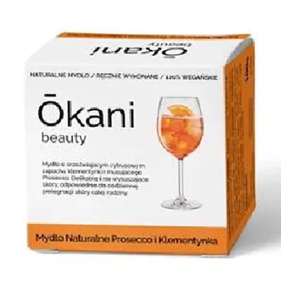 Okani Beauty Mydło naturalne `Prosecco i klementynka`