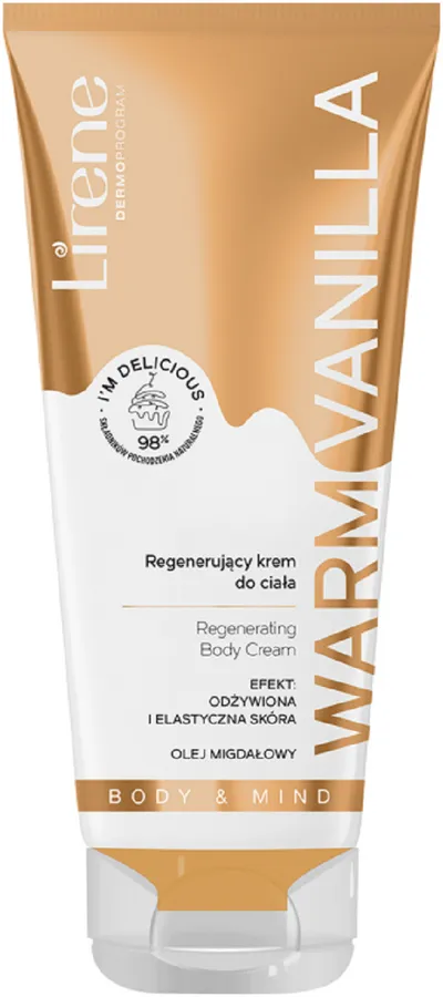 Lirene Dermoprogram Body & Mind, Regenerujący krem do ciała `Warm Vanilla`