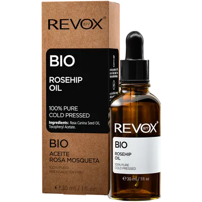 Revox Bio, 100% Pure Cold Pressed Rosehip Oil (Olej z nasion dzikiej róży 100%)