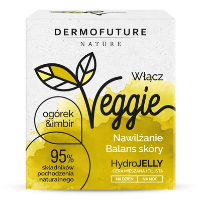Dermofuture Precision Veggie, Hydrojelly żel-krem `Ogórek i imbir`