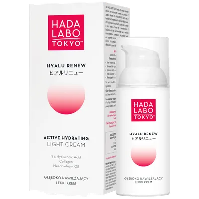 Hada Labo Tokyo Hyalu Renew, Active Hydrating Light Cream (Głęboko nawilżający lekki krem)
