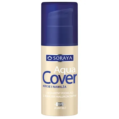 Soraya Aqua Cover, Aksamitny podkład z kwasem hialuronowym