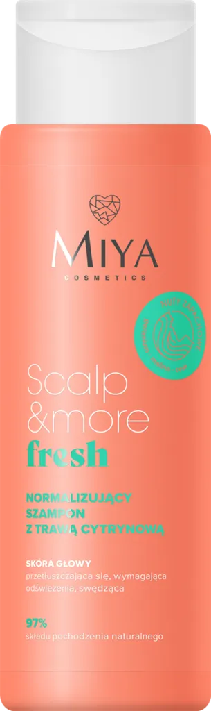 Miya Cosmetics Scalp & more, Fresh Normalizujący szampon z trawą cytrynową