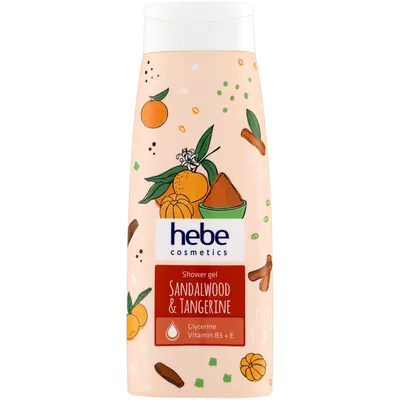 Hebe Shower gel Sandalwood & Tangerine (Żel pod prysznic `Drzewo sandałowe & mandarynka`)
