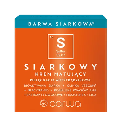 Barwa Siarkowy krem matujący