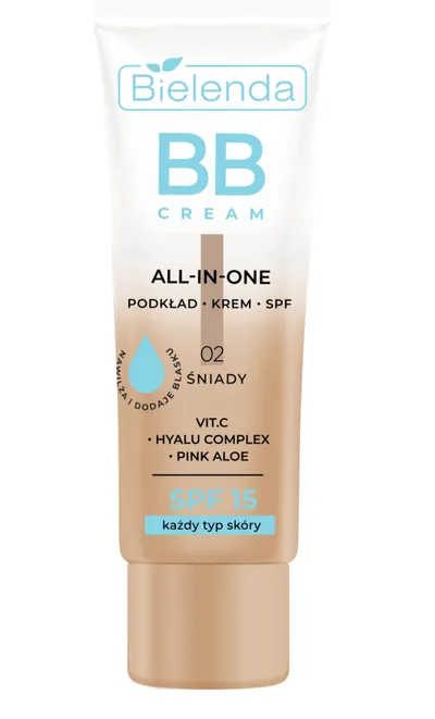 Bielenda All In One, BB Crem SPF15 (Lekki krem BB do każdego typu skóry)