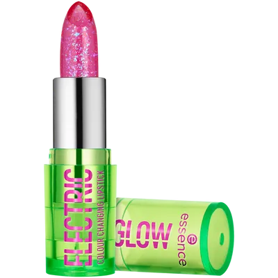 Essence Electric Glow, Colour Changing Lipstick (Pomadka zmieniająca kolor)