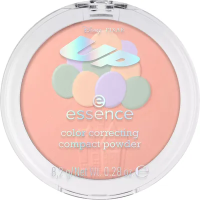 Essence Essence x Disney Pixar, Up, Color Correcting Compact Powder (Prasowany puder do twarzy)