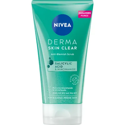 Nivea Derma Skin Clear, Anti-Blemish Scrub (Peeling przeciw niedoskonałościom)
