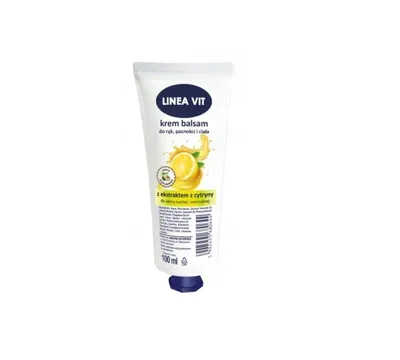 Linea Vit Krem balsam do rąk paznokci i ciała z ekstraktem z cytryny do skóry suchej i normalnej