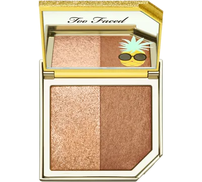 Too Faced Tutti Frutti, Pineapple Paradise, Strobing Bronzer Highlighting Duo (Zestaw do konturowania twarzy)