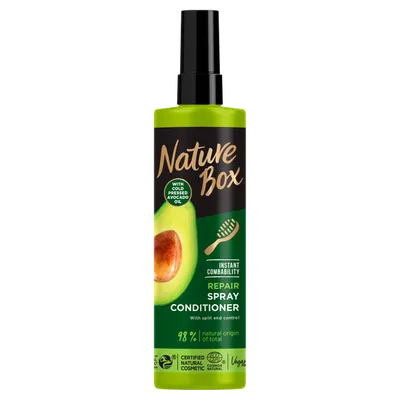 Nature Box Regenerująca odżywka w sprayu z olejem z awokado