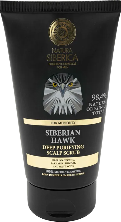 Natura Siberica Men, Deep Purifying Scalp Scrub Siberian Hawk (Peeling do skóry głowy)
