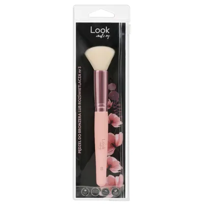 Look Makeup Pędzel do bronzera i rozświetlacza Nr 3