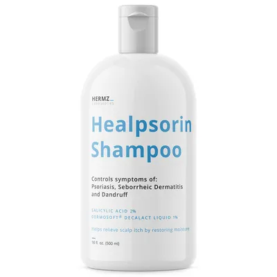 Hermz Laboratories Healpsorin Shampoo (Szampon dermatologiczny do pielęgnacji skóry głowy ze zmianami łuszczycowymi)