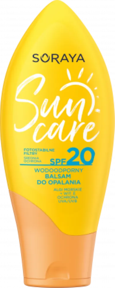 Soraya Sun Care,  Wodoodporny balsam do opalania SPF 20 (nowa wersja)