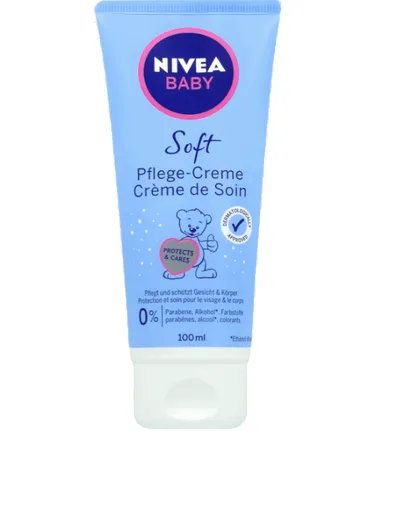 Nivea Baby, Soft, Ochronny krem do twarzy i ciała