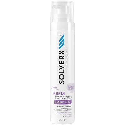 Solverx Baby Skin, Krem do twarzy od 1 dnia życia