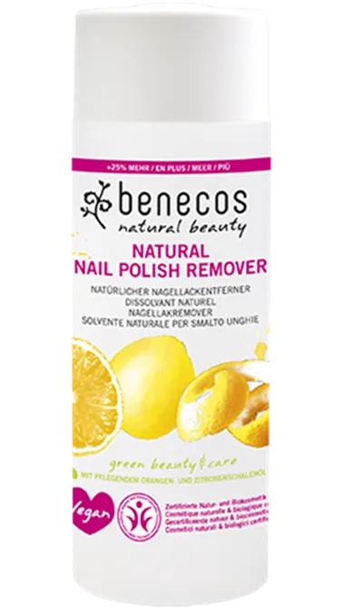 Benecos Natural Nail Polish Remover (Naturalny zmywacz do paznokci bez acetonu)