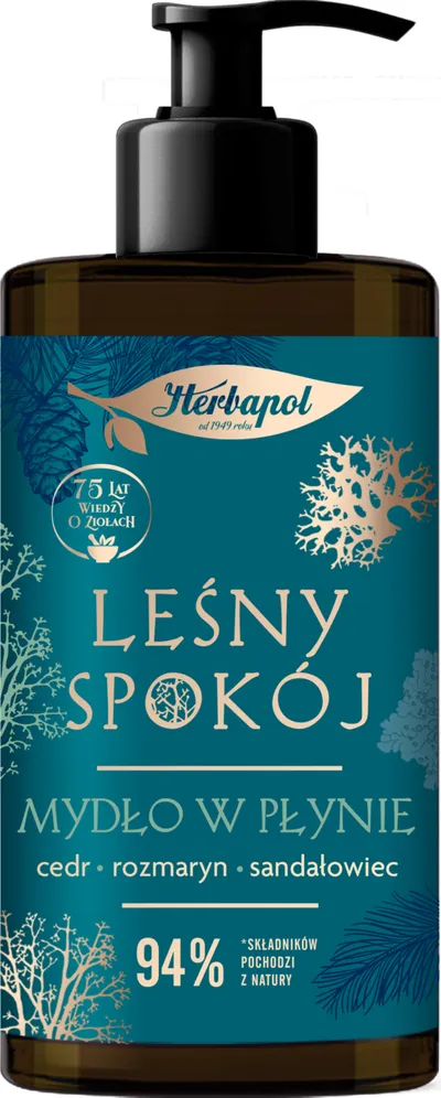 Herbapol Leśny Spokój, Mydło w płynie z cedrem i rozmarynem